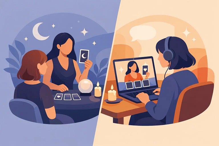 Tarot Online ou Presencial: Qual Combina com Você?