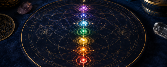 Mesa Radi�nica dos Chakras