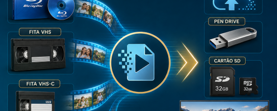 Digitaliza��o de Fitas, Filmes, Fotos e �udios