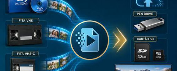 Digitaliza��o de Fitas, Filmes, Fotos e �udios